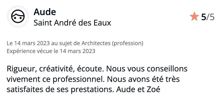 Avis Client